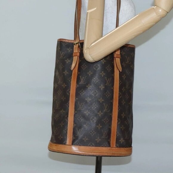 LOUIS VUITTON Monogram Bucket GM Shoulder Bag M42236 LV Auth 140772 - Picture 14 of 16
